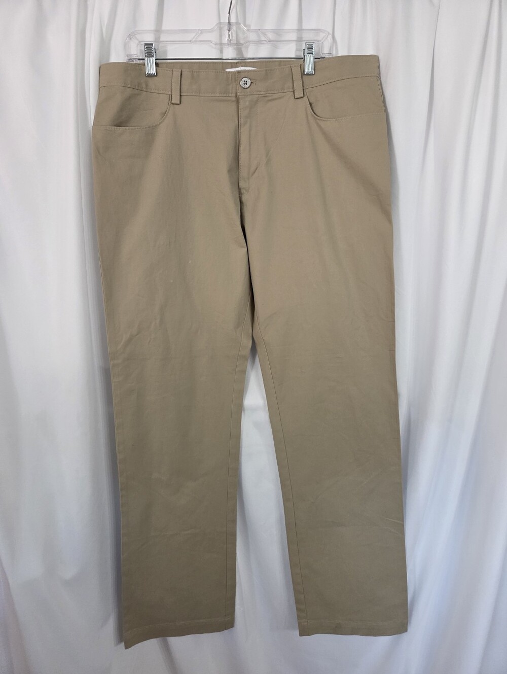 Volcom Men's Straight-Leg Khaki Chinos - Beige/Tan Size 32